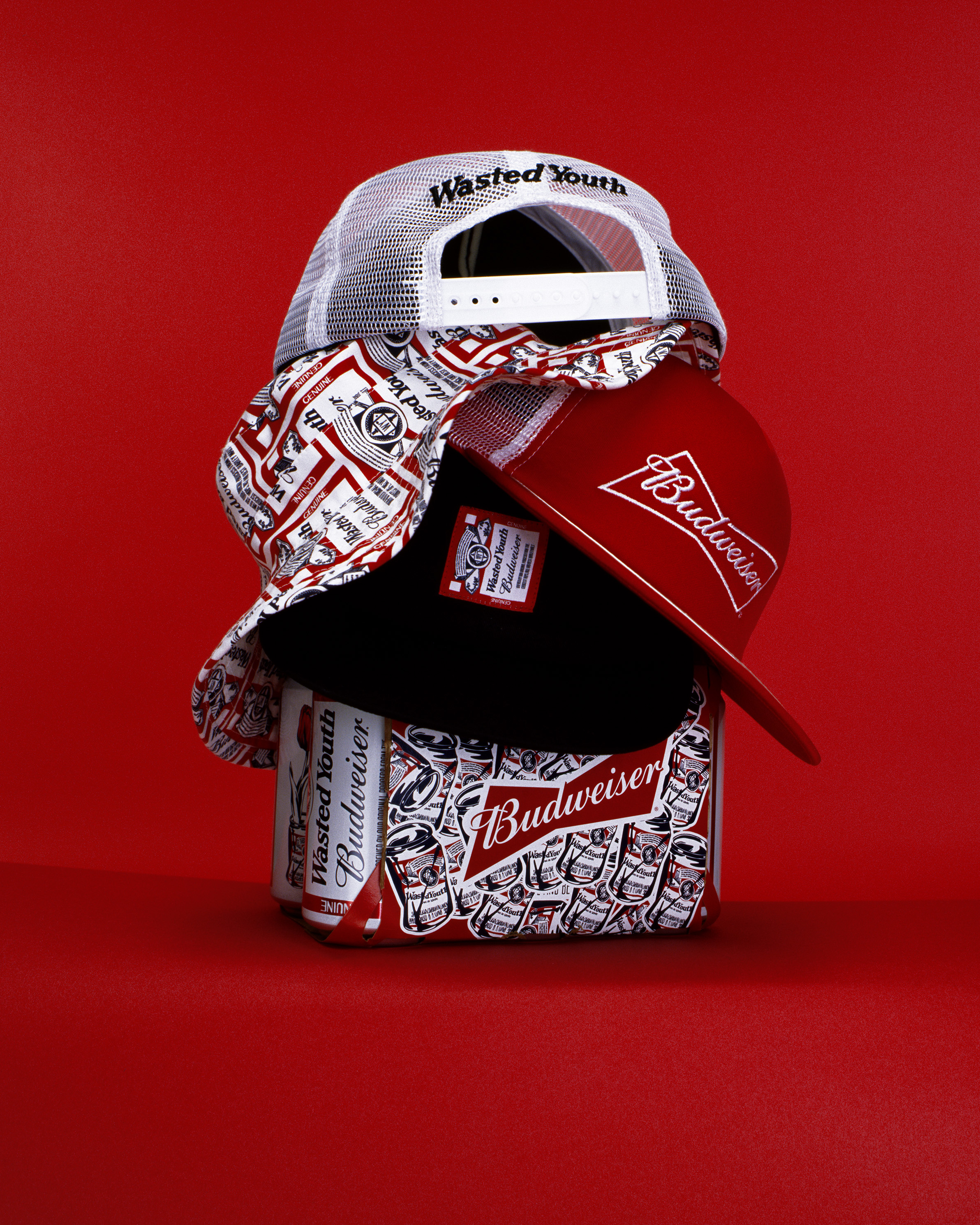 Wasted Youth Budweiser 4PANEL CAPバドワイザー