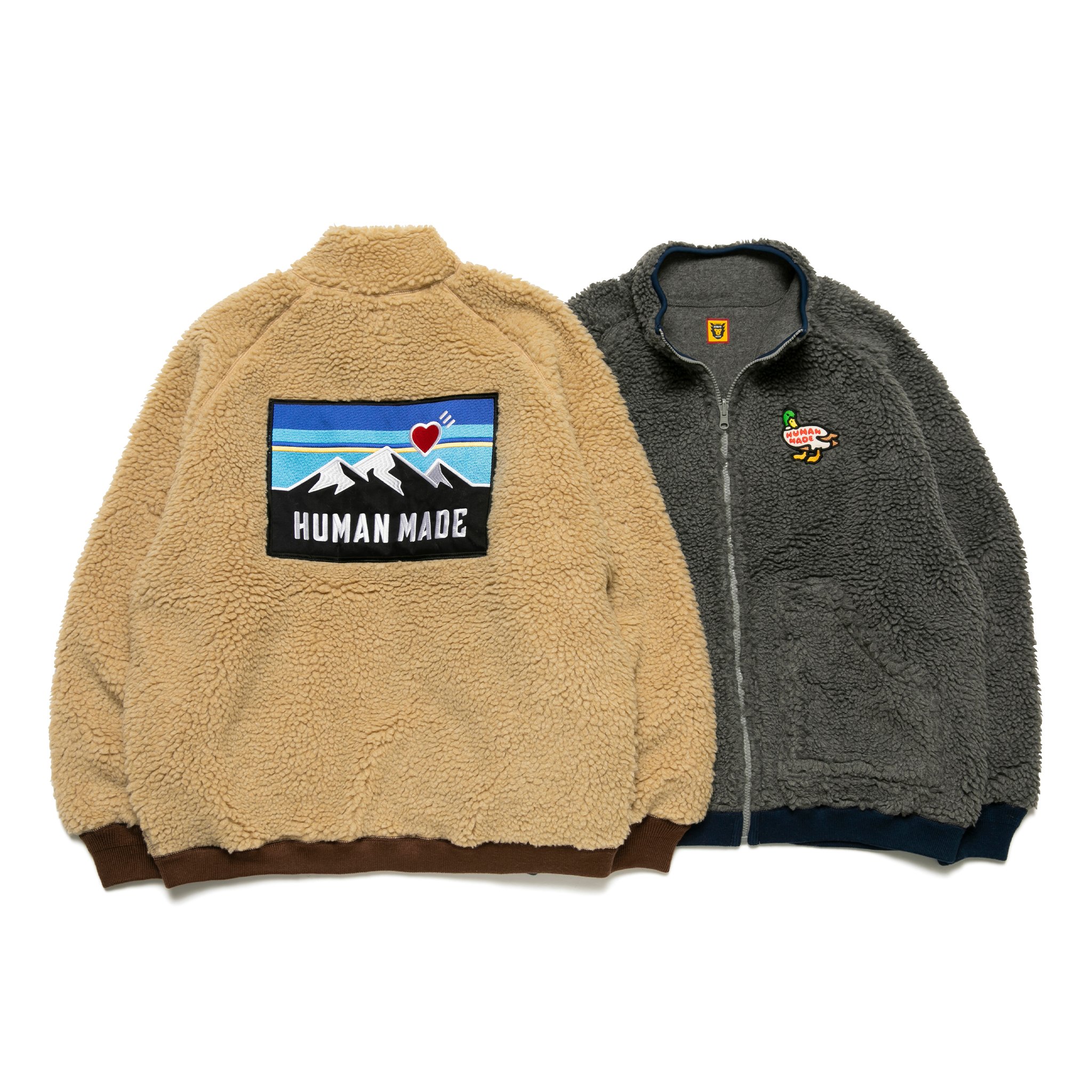 HUMAN MADE FLEECE DUCK JACKET MサイズSTUSSY - ブルゾン